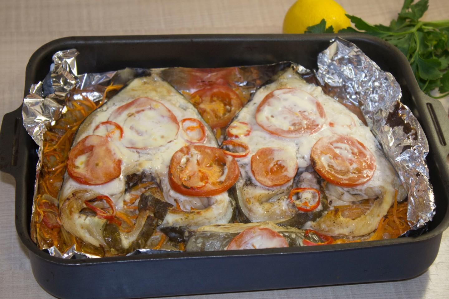 Стейки зубатки